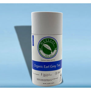 organic earl grey tea canister